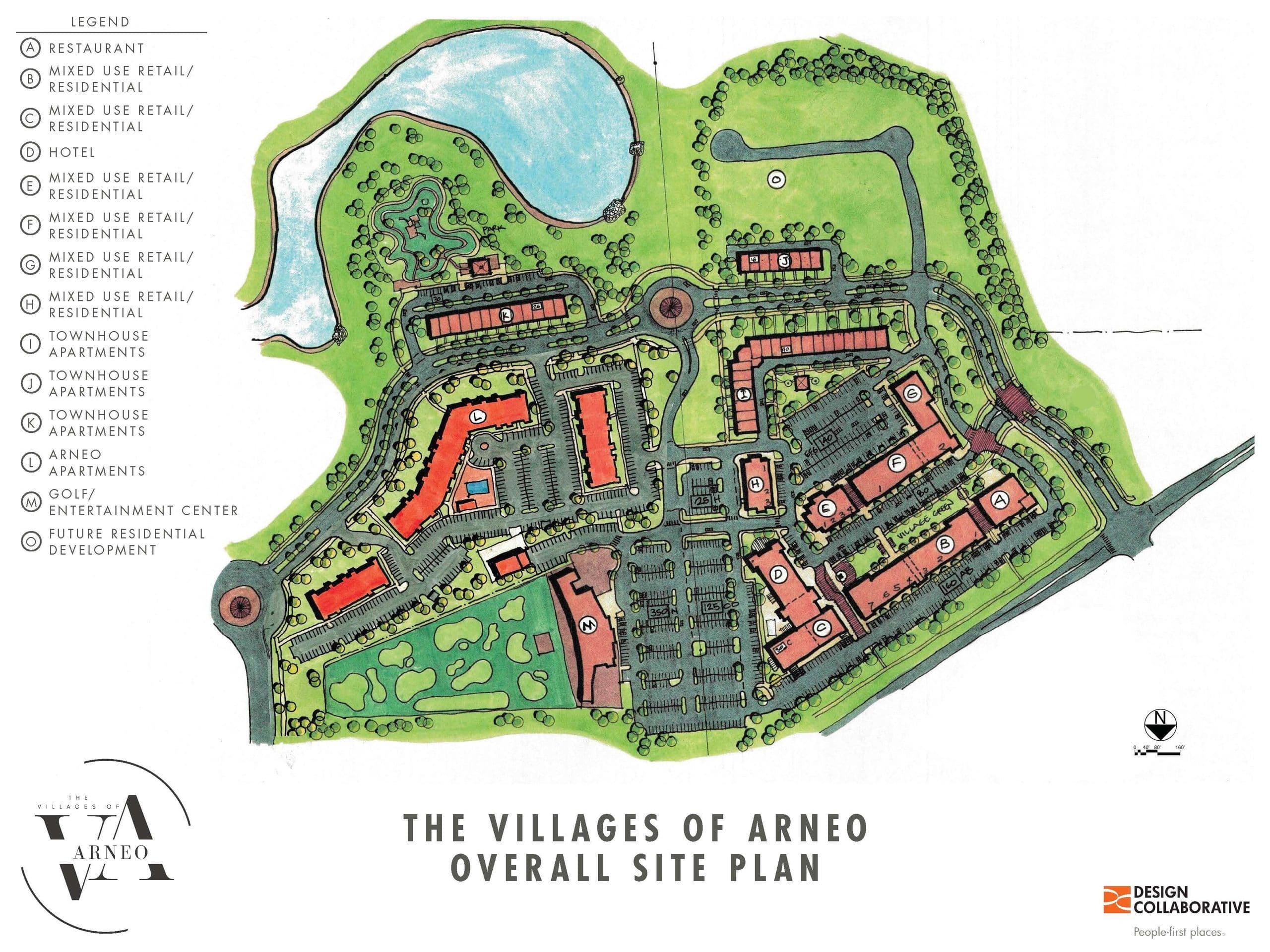 The Villages of Arneo overall site plan